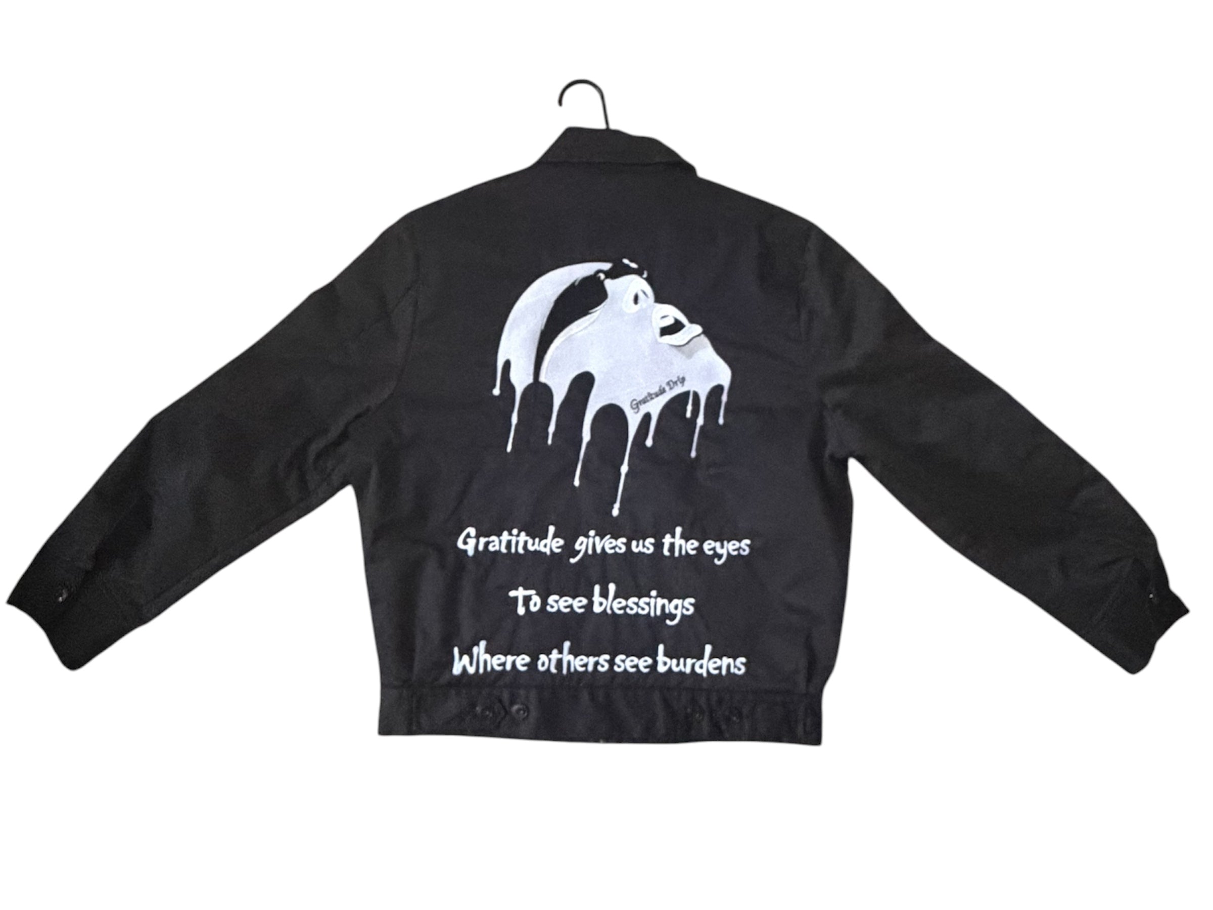Gratitude Drip Mechanic Jacket